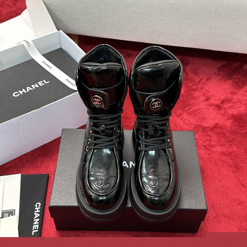Ch*el leather shoes
